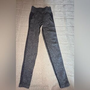 Gymshark Gray High Rise Lavender 7/8 Length Athletic Leggings Women Small
